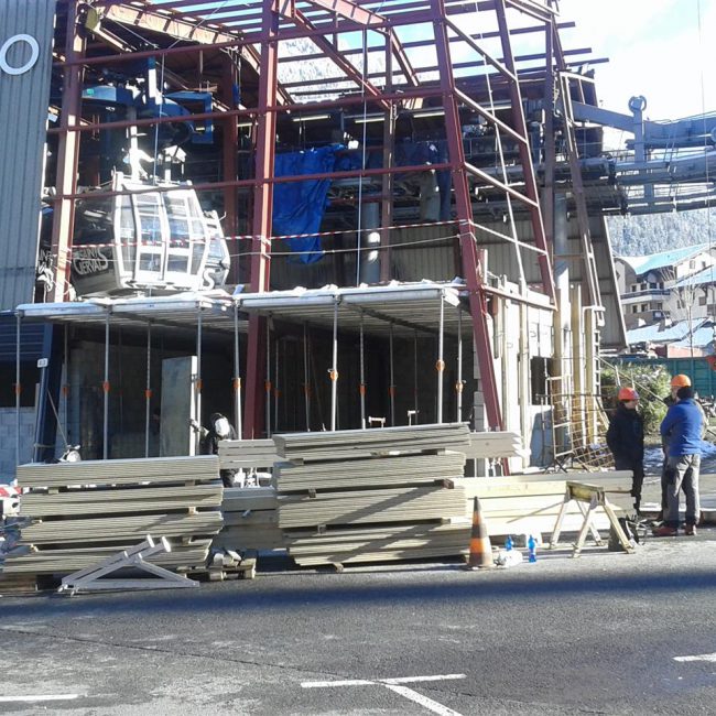 travaux telecabine st gervais