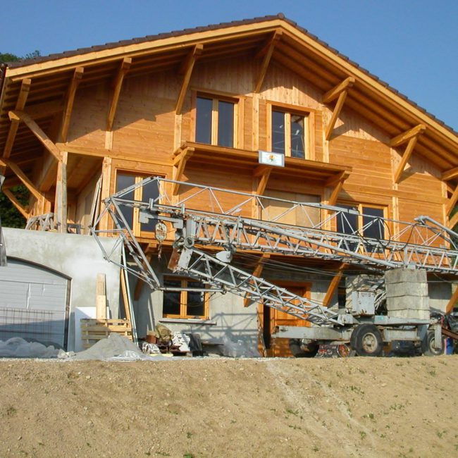 construction chalet bois