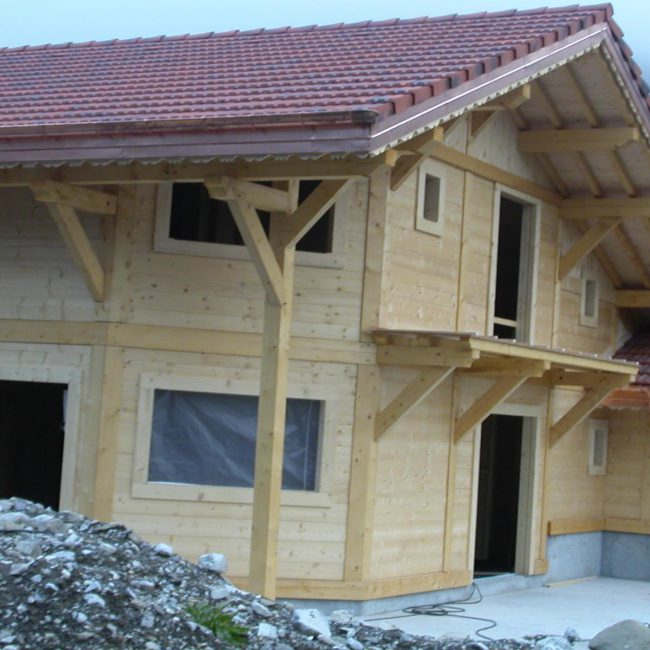 construction chalet bois