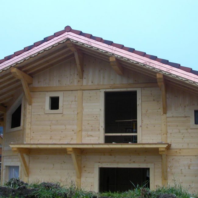 construction chalet bois