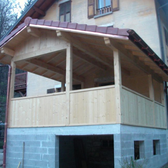 charpente toit fini