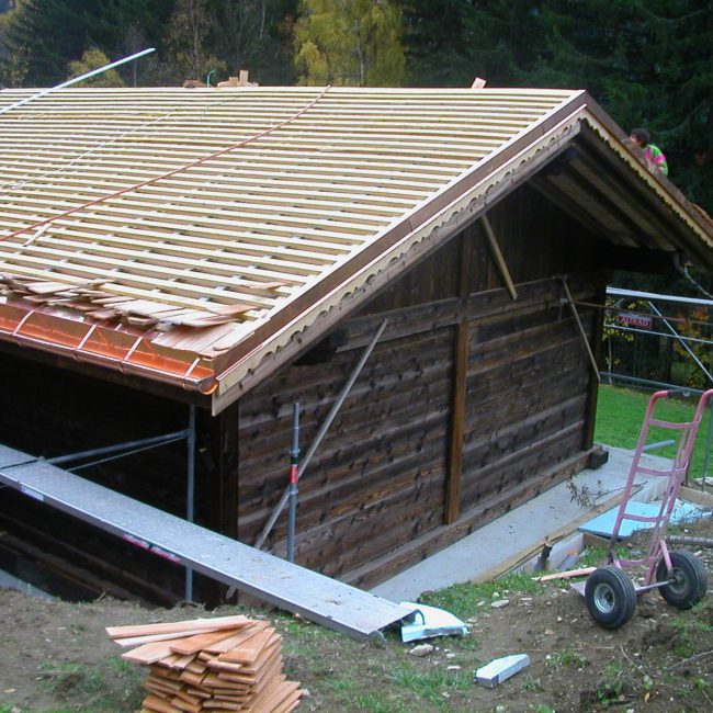 chalet bois renovation