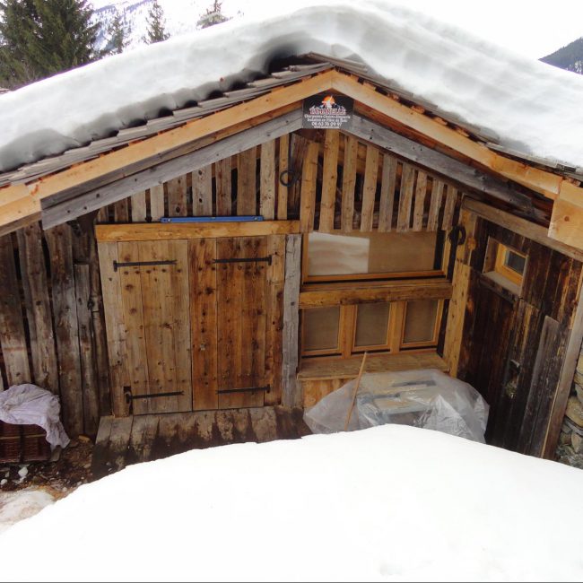 chalet alpage bois