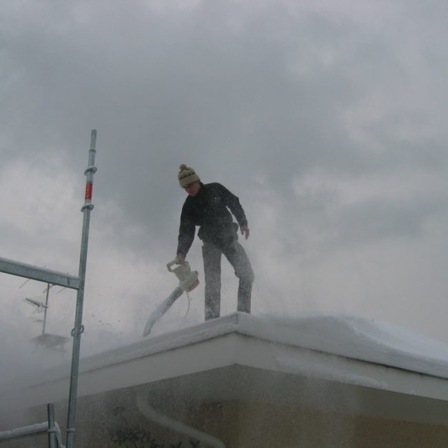 finition toit garage