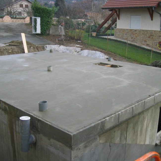 dalle beton habitation