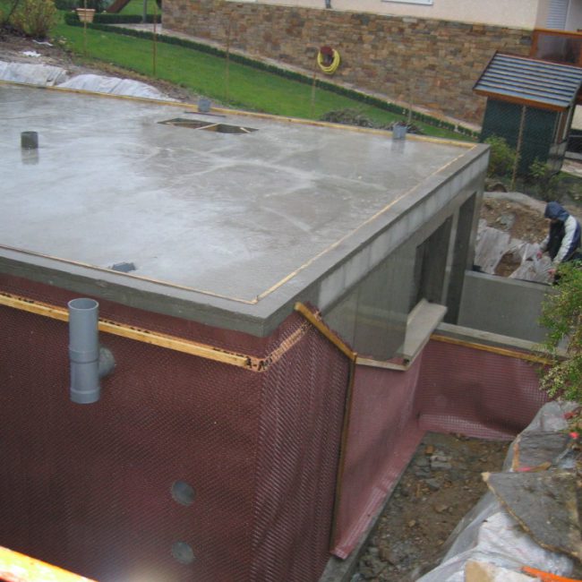 dalle beton habitation