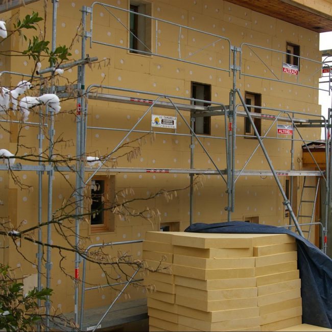 pose isolant chalet bois